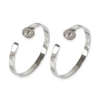 Love Earrings (White Gold)