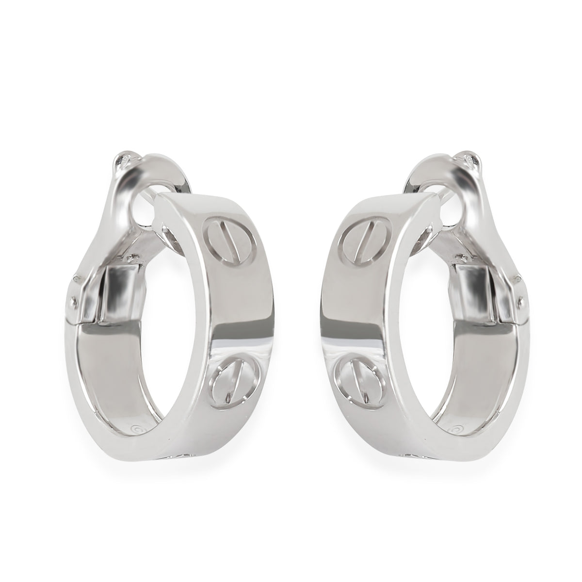 Love Earrings (White Gold)