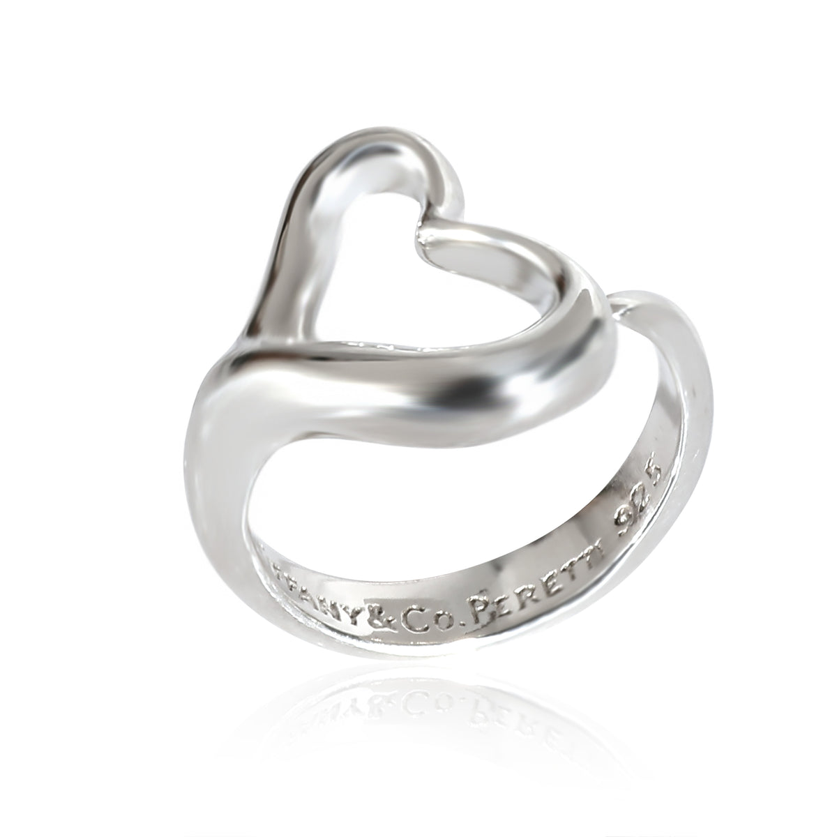 Elsa Peretti Open Heart Ring in Sterling Silver