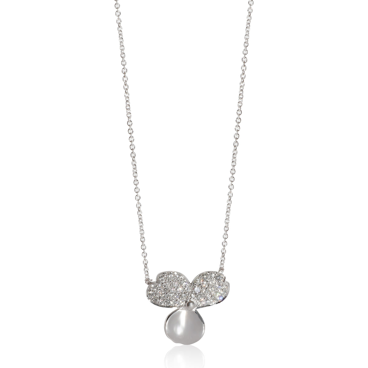 Paper Flowers Diamond Pendant in Platinum 0.33 CTW