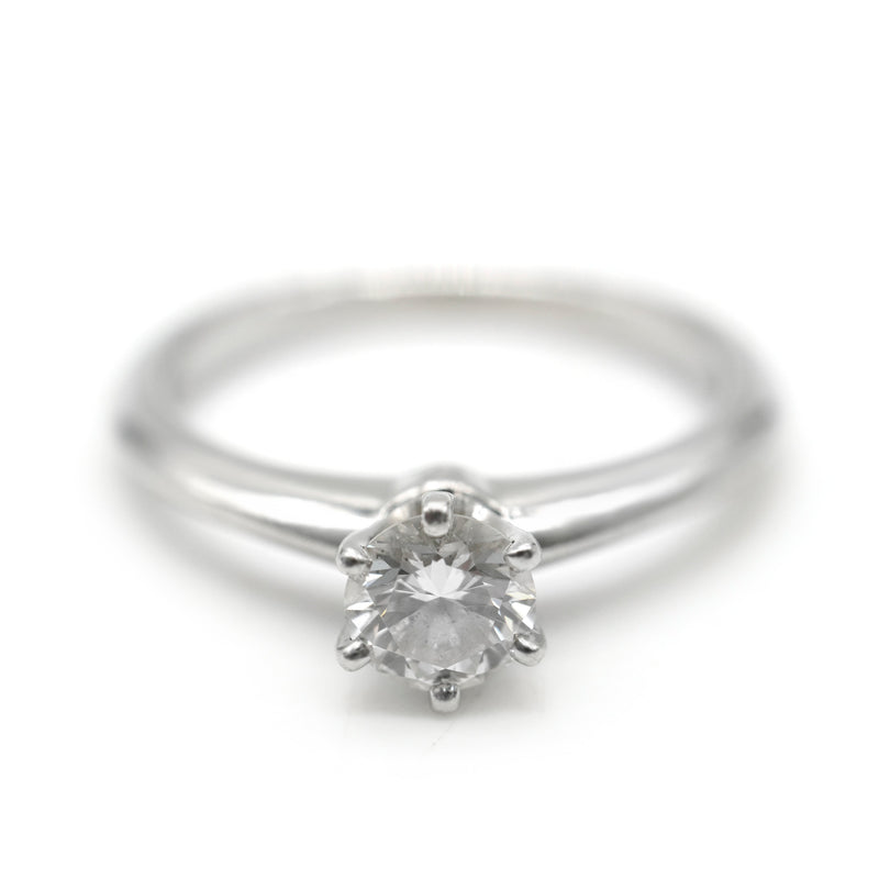 Tiffany & Co. Solitarie Engagement Ring in Platinum  H VS1 0.49 ctw