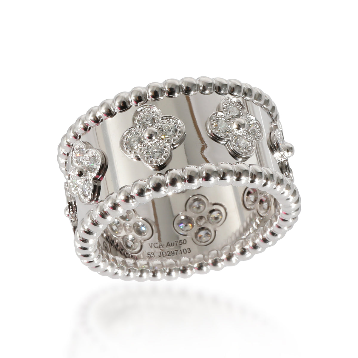 Perlee Ring in 18k White Gold 0.62 CTW