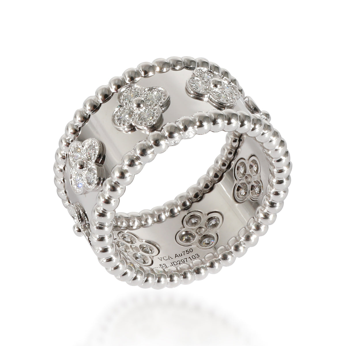 Perlee Ring in 18k White Gold 0.62 CTW