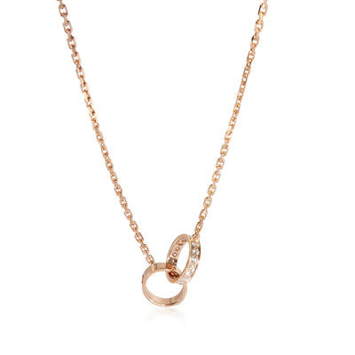 Love Necklace, Diamonds (Rose Gold)