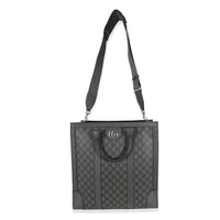 Grey GG Supreme Canvas Medium Ophidia Tote