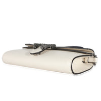 Mystic White Dollar Calfskin Web Small Dionysus Crossbody Bag