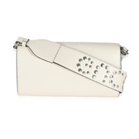 Mystic White Dollar Calfskin Web Small Dionysus Crossbody Bag