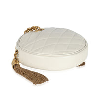 Crema Soft Quilted Lambskin Le Maillon Round Tassel Chain Bag