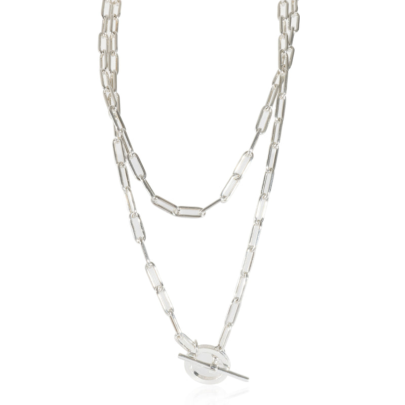 Sterling Silver Chaine D'ancre Toggle Link Necklace
