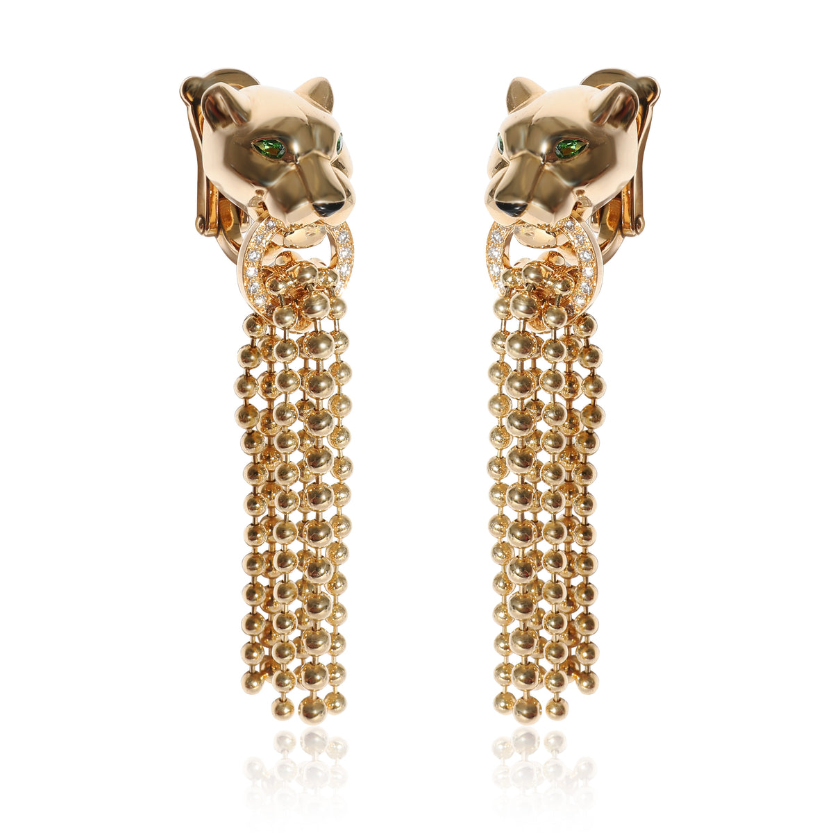 Panthère de Cartier Earrings (Yellow Gold)