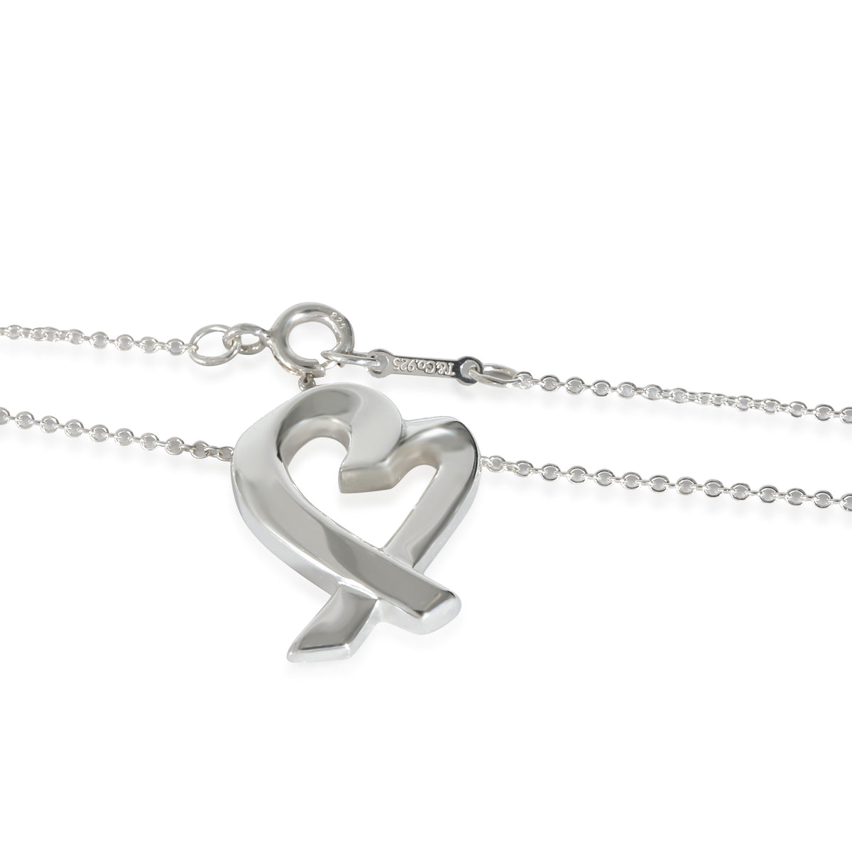Tiffany Paloma Picasso Loving Heart Pendant in Sterling