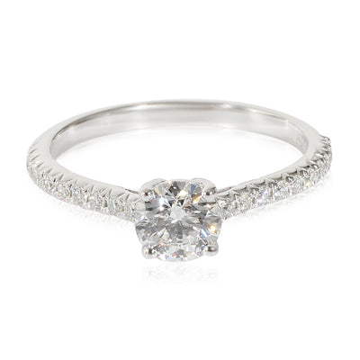 Tiffany Novo Diamond Engagement Ring in Platinum 0.69 Ctw