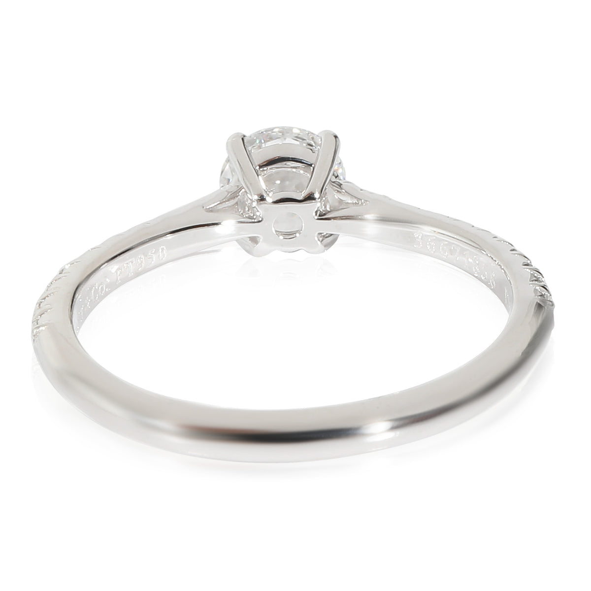 Tiffany Novo Diamond Engagement Ring in Platinum 0.69 Ctw