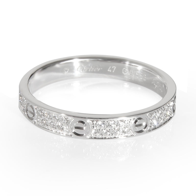 White Gold Mini Model Love Ring