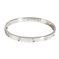 Love Bracelet, 10 Diamonds (White Gold)