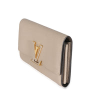 Louis Vuitton Pebble Taurillon Capucines Wallet