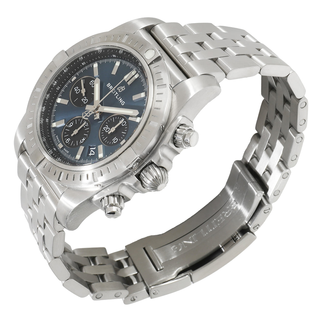 Chronomat B01 AB0115101C1A1 Mens Watch in  Stainless Steel