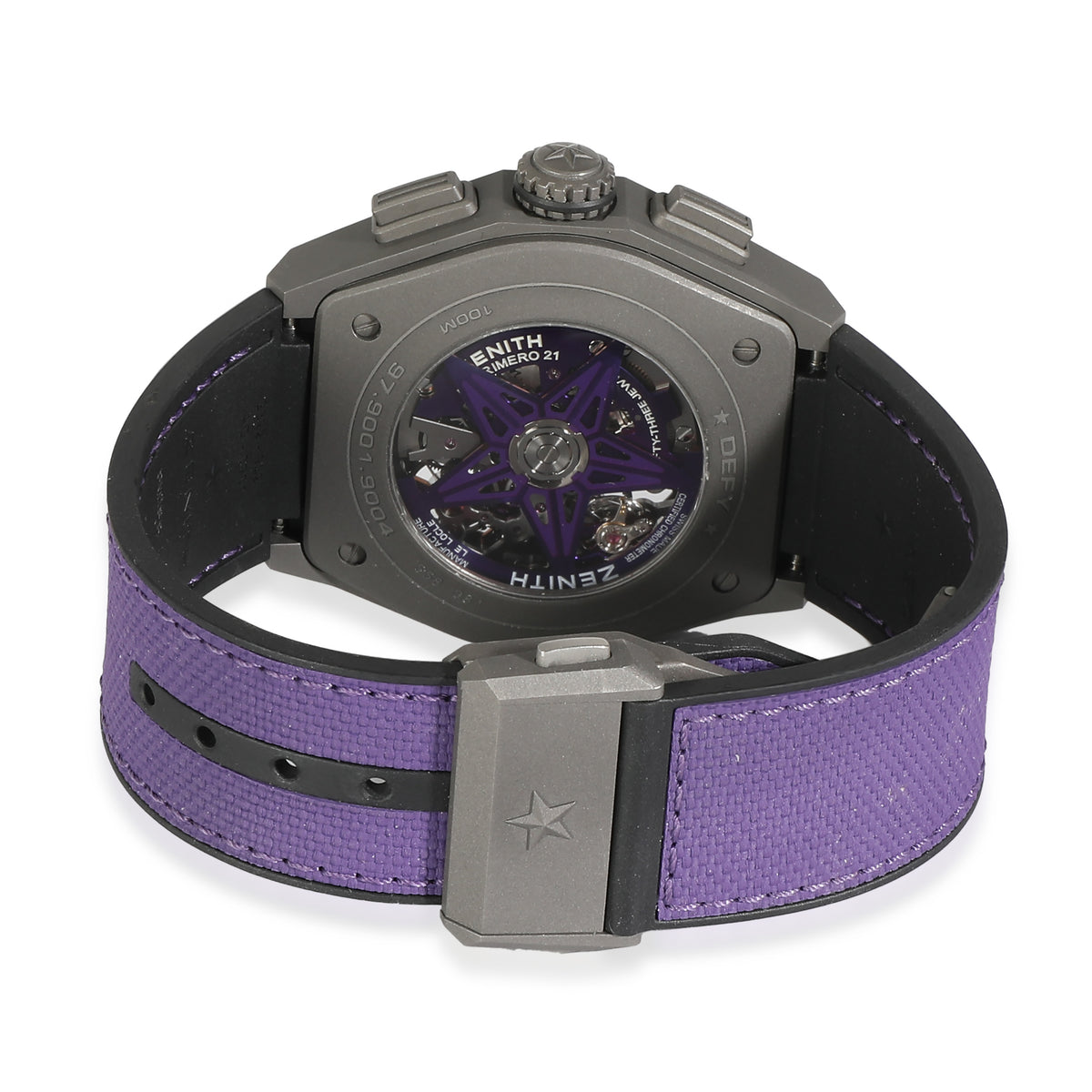 Zenith Defy El Primero 21 97.9001.9004/80.R922 Men's Watch in  Titanium bv