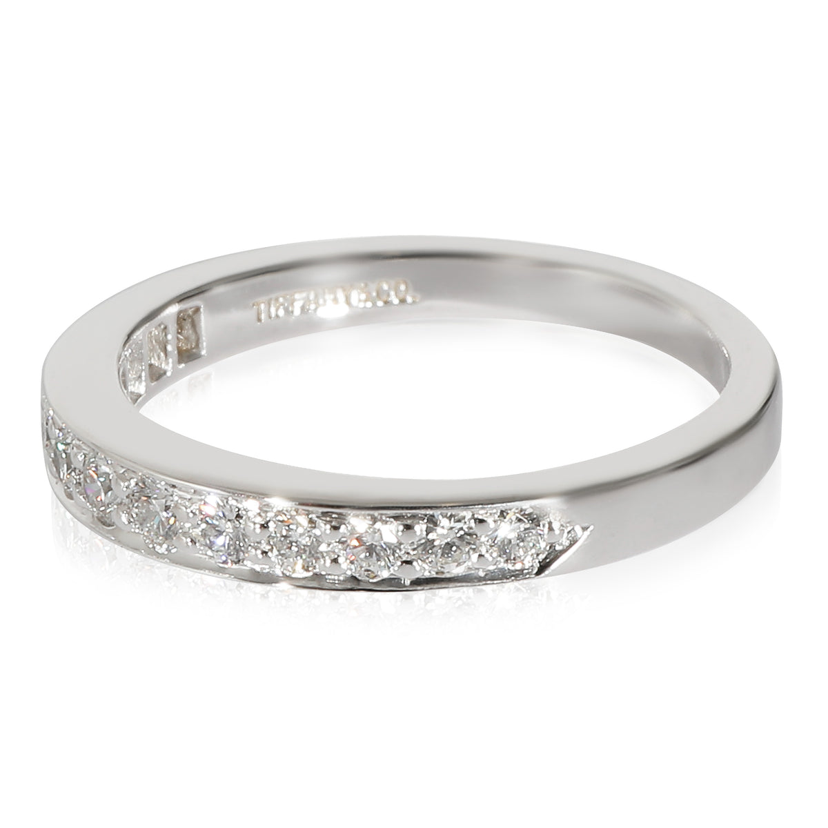 Novo Diamond Wedding Band in Platinum 0.15 CTW