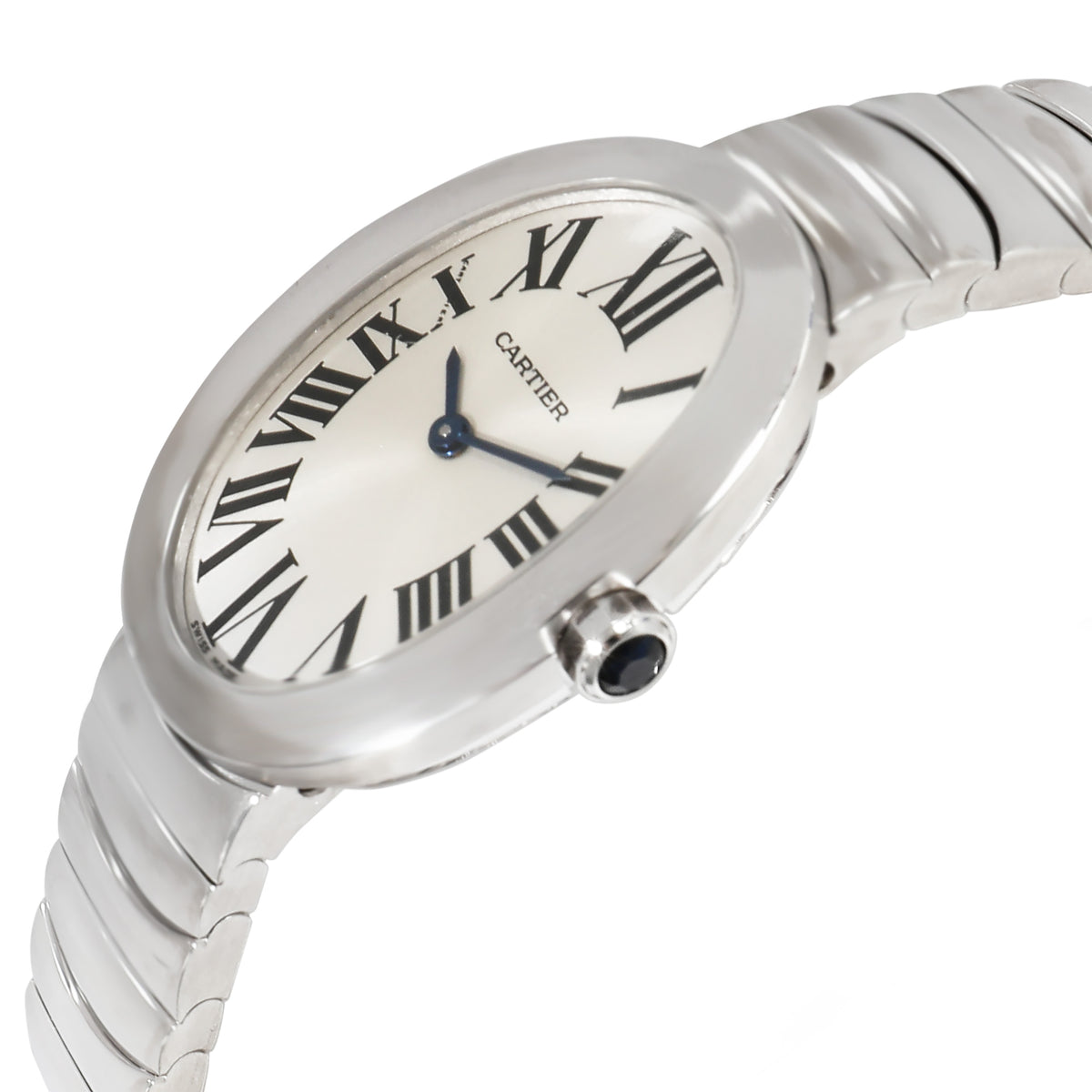Cartier Baignoire de Cartier W8000006 Women's Watch in 18kt White Gold