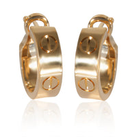 Cartier Love Earrings in 18K Yellow Gold