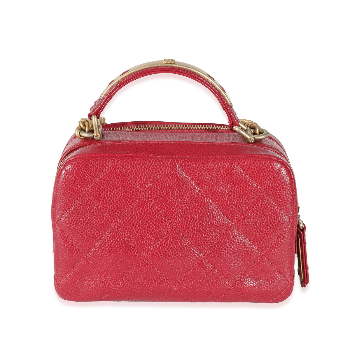 Red Quilted Carry Around Mini Bowling Bag