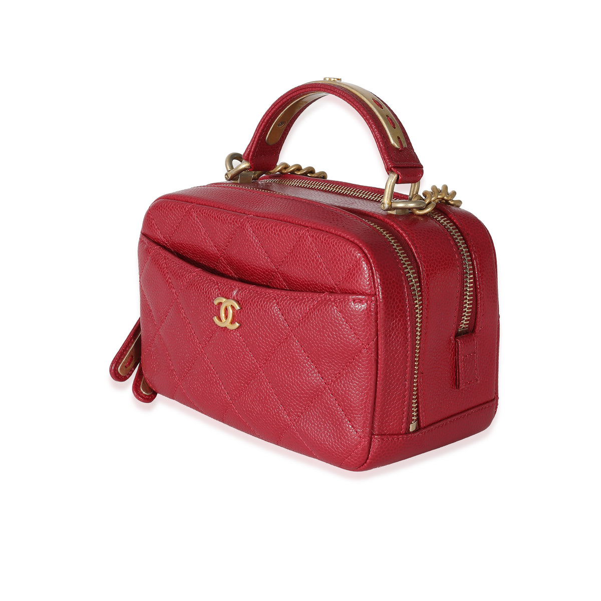 Red Quilted Carry Around Mini Bowling Bag