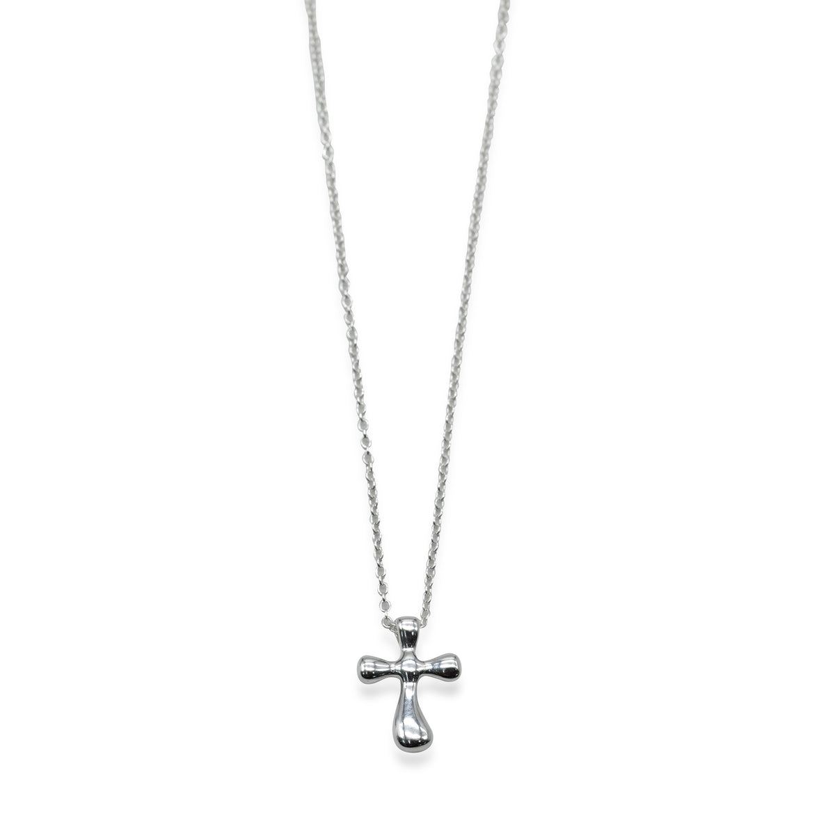 Elsa Peretti Cross Necklace in  Sterling Silver