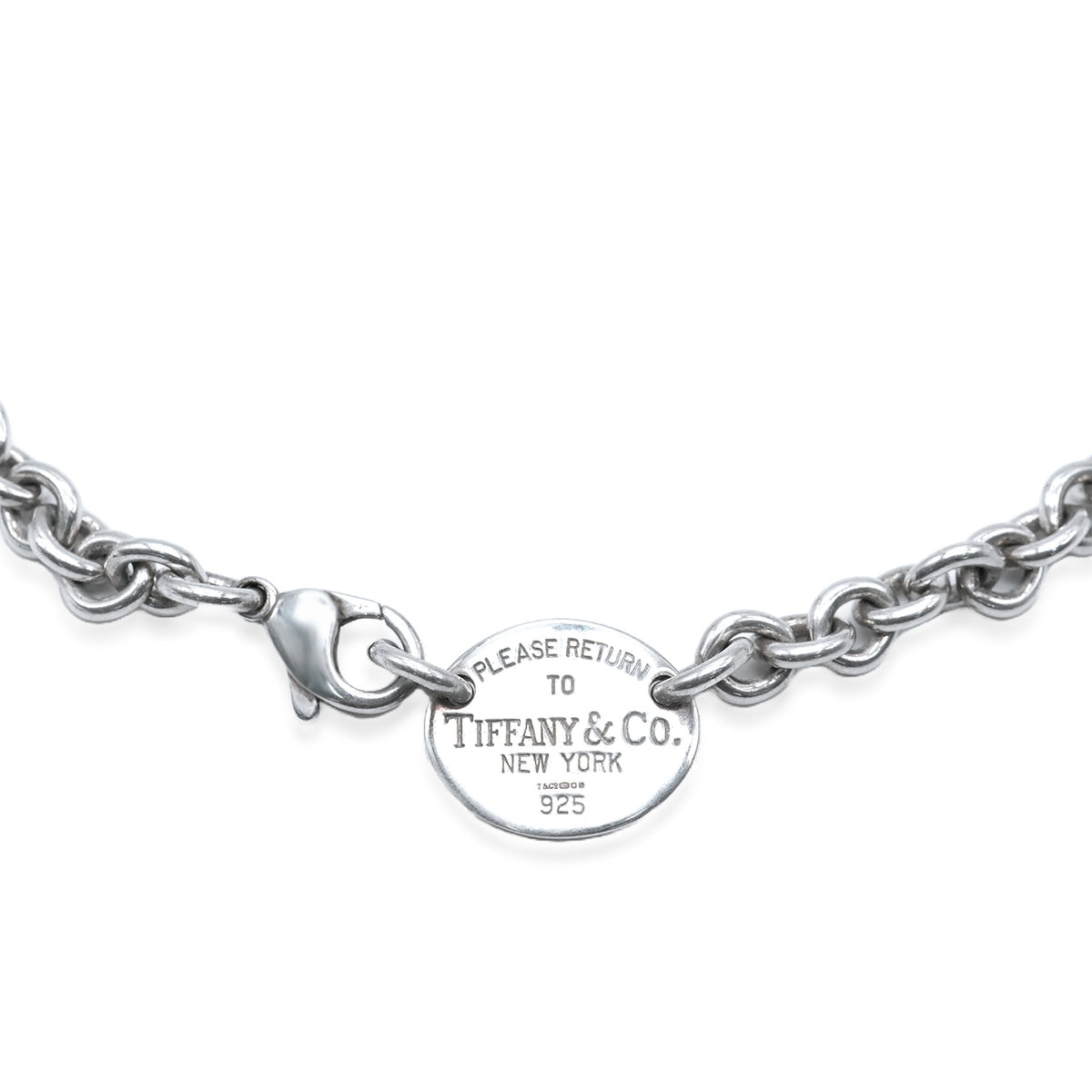 Return to Tiffany Oval Tag Bracelet in Sterling Silver