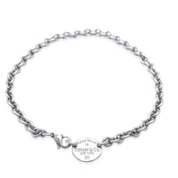 Return to Tiffany Oval Tag Bracelet in Sterling Silver