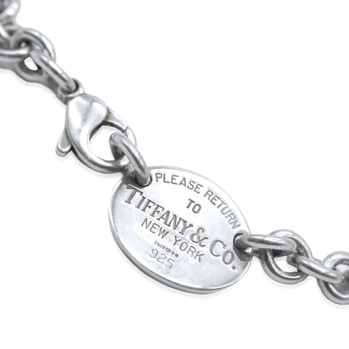 アクセサリー tiffany&co. oval return to bracelet 925 Tiffany & Co. Return to Tiffany Oval Tag Bracelet in