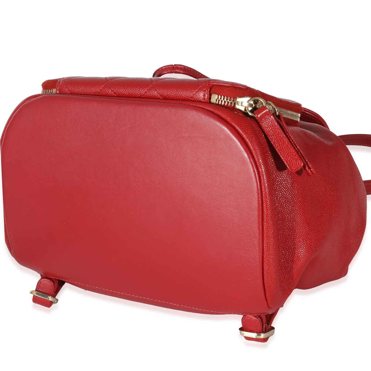 chanel red quilted caviar leather backpack bag Chanel Red Quilted Caviar Business Affinity Backpack | myGemma