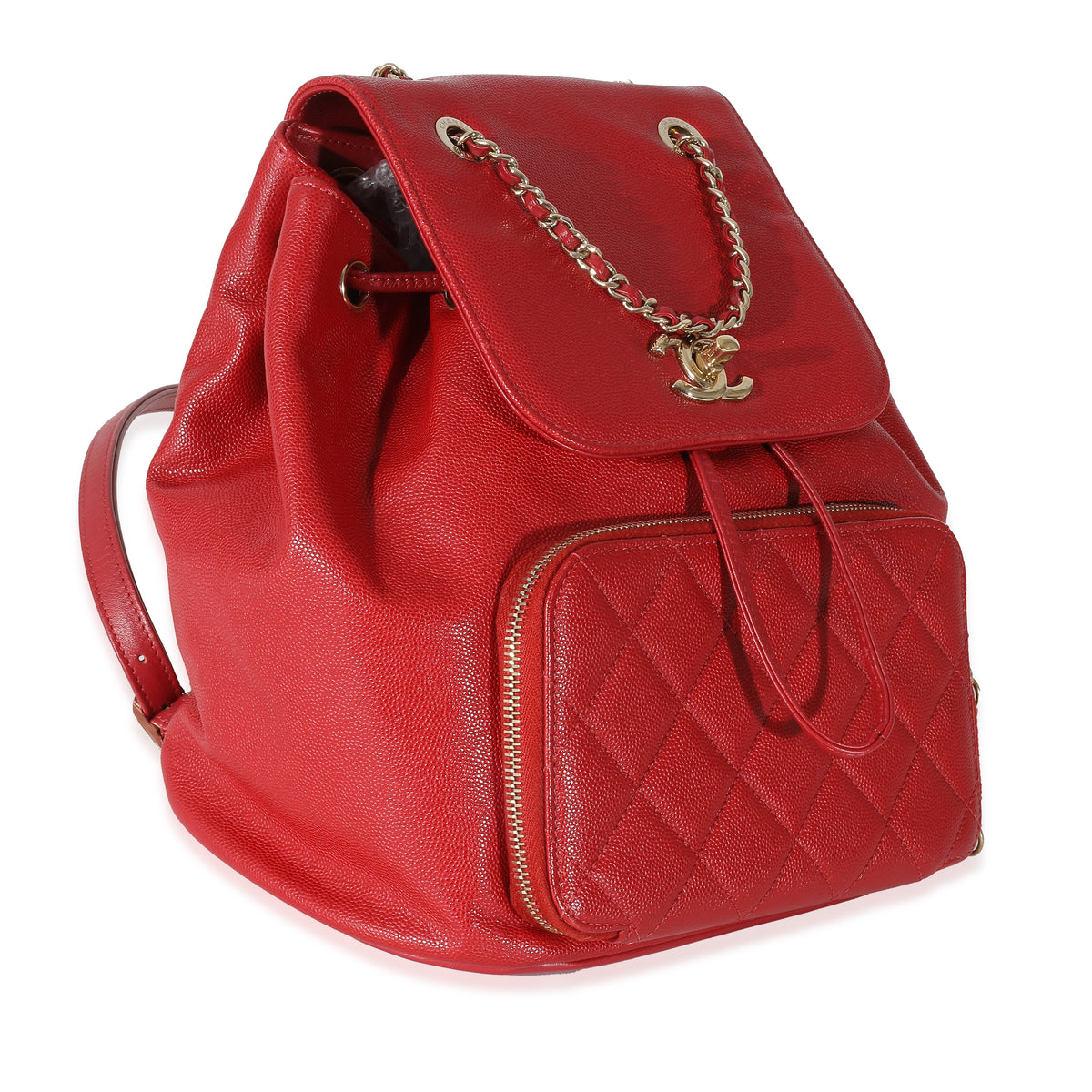 Chanel Red Quilted Caviar Business Affinity Backpack | myGemma | CH