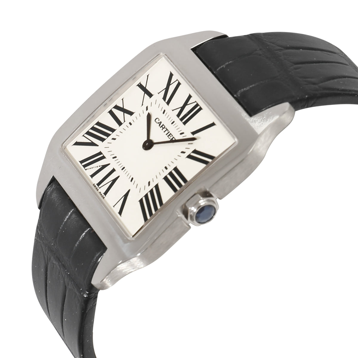 Cartier Santos-Dumont W2007051 Men's Watch in 18kt White Gold