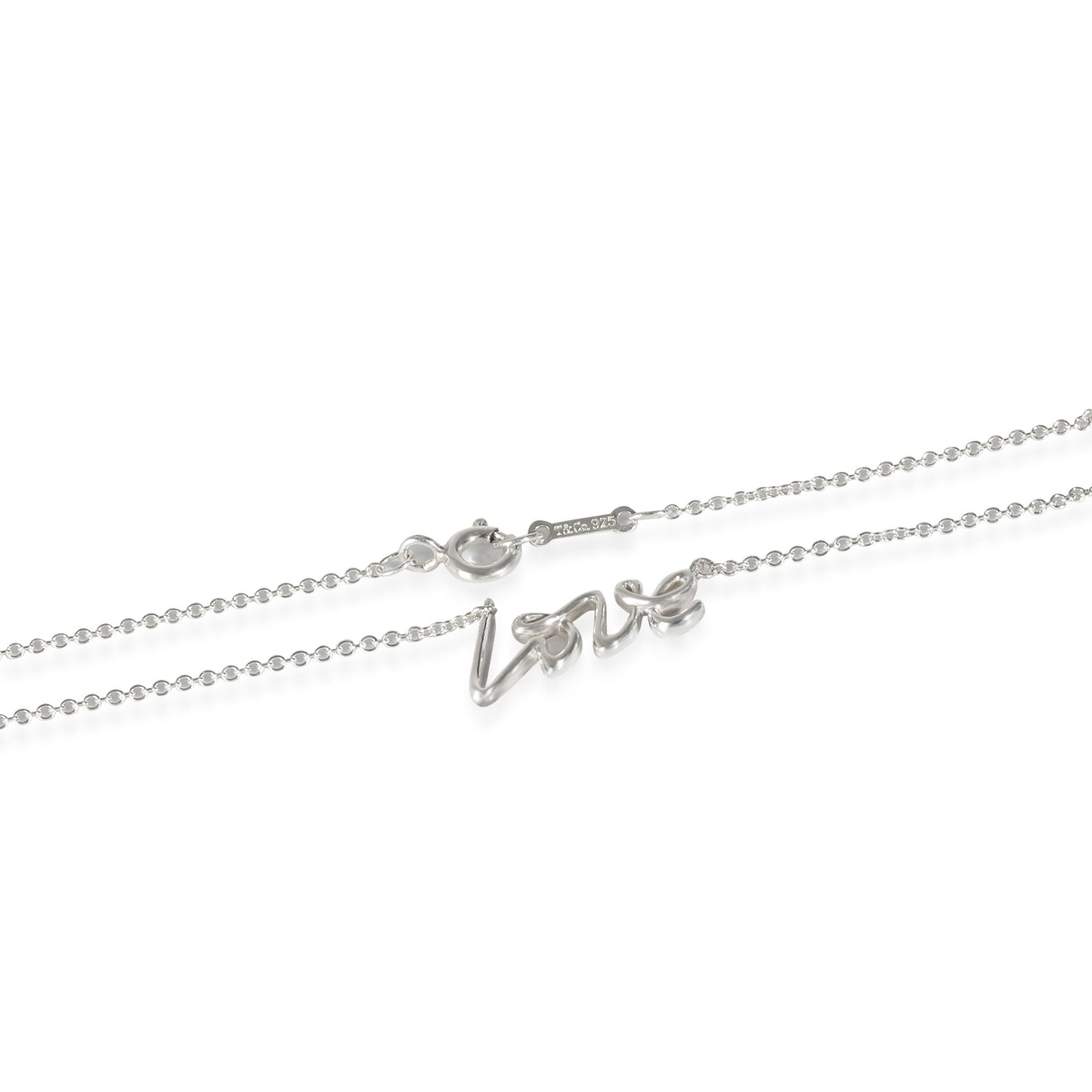 Palomas Graffiti Love Pendant in  Sterling Silver