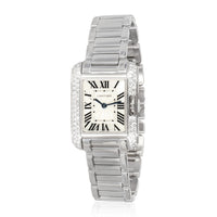 Tank Anglaise de Cartier WT100008 Womens Watch in  White Gold