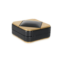 Chanel Black Lambskin Gold Metal Square CC Clutch Handbag av