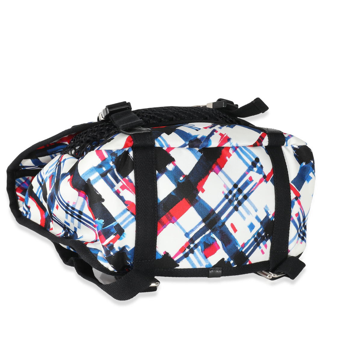 Blue White Red Nylon Airline Backpack