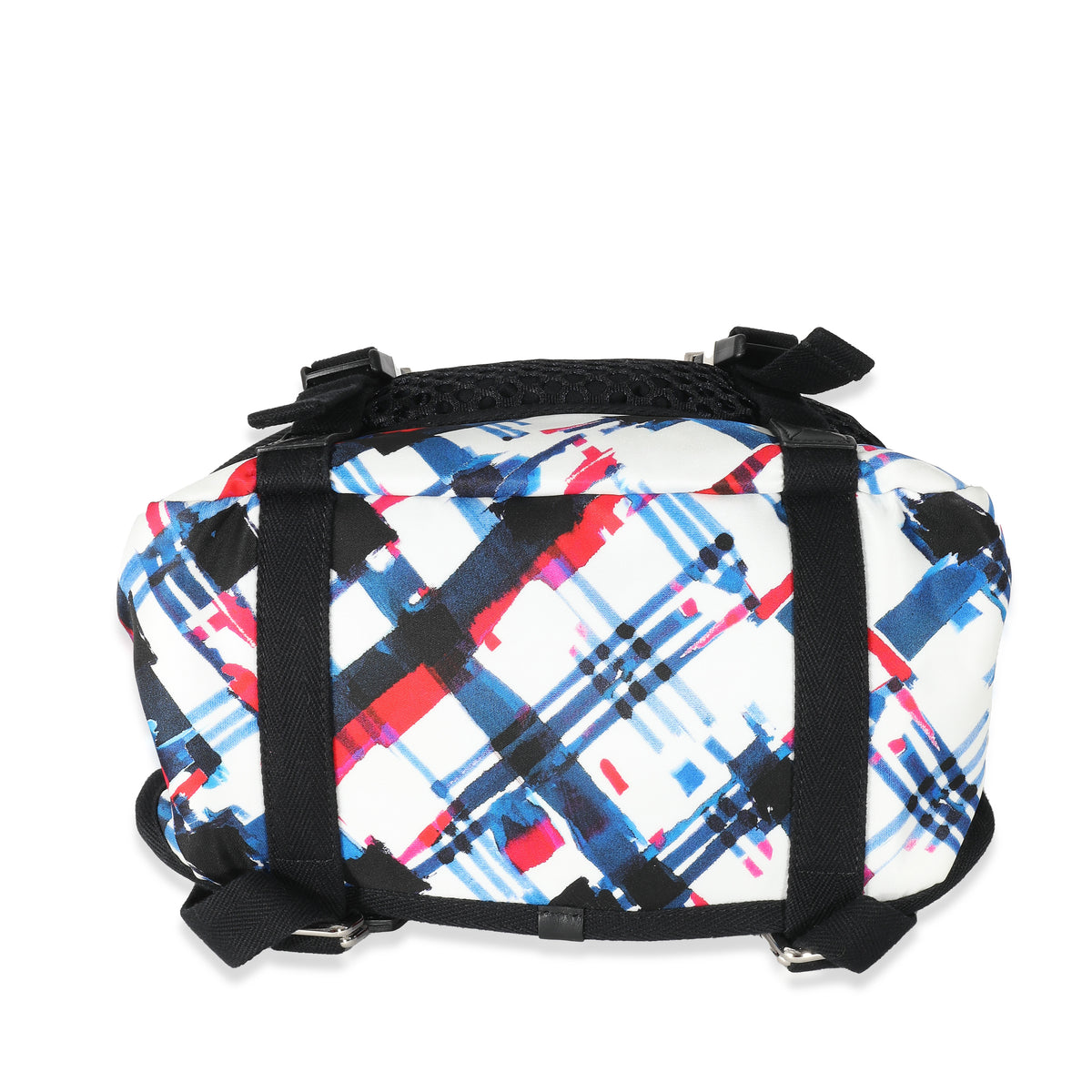 Blue White Red Nylon Airline Backpack