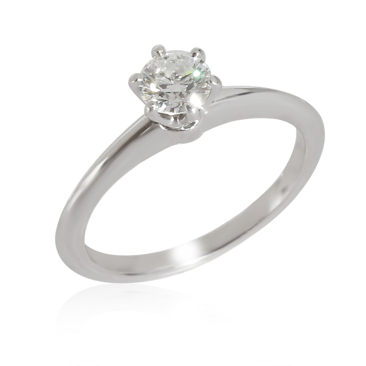 Tiffany & Co. Diamond Engagement Ring in Platinum G VS1