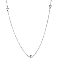 Elsa Peretti 5 Station Diamonds by the Yard Neclace, Platinum