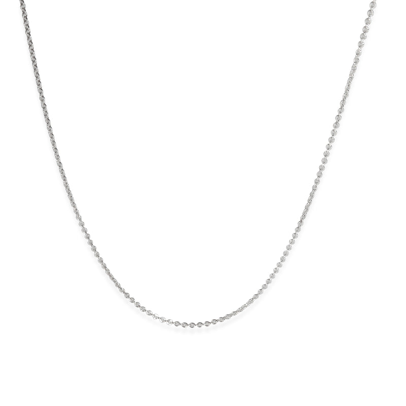 Cable Chain Necklace in Platinum