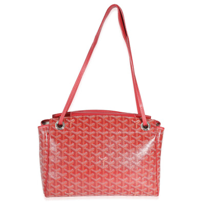 Red Goyardine Canvas Souple Rouette