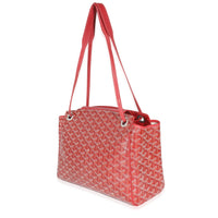 Red Goyardine Canvas Souple Rouette