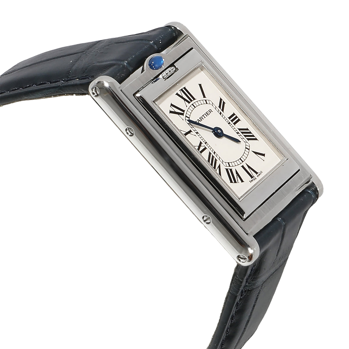 Basculante de Cartier 2405 Womens Watch in  Stainless Steel