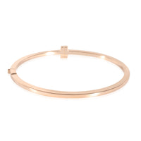 Tiffany T Hinged Bracelet in 18k Rose Gold 0.33 CTW