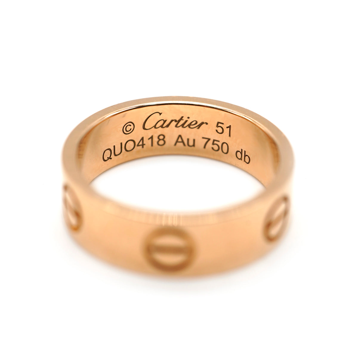 Love Ring in 18K Rose Gold