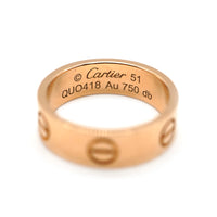 Love Ring in 18K Rose Gold