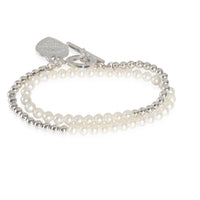 Return To Tiffany Wrap Bracelet with Pearls in Sterling Silver