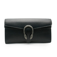 Black Dollar Calfskin Web Small Dionysus